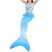 CVLIFE Girls Swimsuits Beachwear Mermaid Tail Swimmable Swimwear Bikini Set Kids Children Baby Fancy Bathing Suits 2-13Year