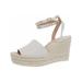 Kate Spade Womens Frenchy Leather Embellished Wedges