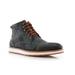 Ferro Aldo Birt MFA506027 Black Color Men's Lace-up Mid Top and Classic Detailing With Dual Colors Design High Top Boots for Everyday Wear