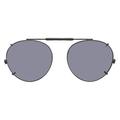 Visionaries Polarized Clip on Sunglasses - Round - Bronze Frame - 47 x 42 Eye