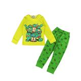 mlpeerw Teenage Mutant Ninja Turtles Kids Baby Boys Nightwear Pajamas Sleepwear 2-7Y