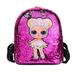Emmababy Mini Reversible Sequins Backpack Sparkly Rainbow For Women Girls
