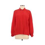 Pre-Owned Liz Claiborne Women's Size 8 Long Sleeve Silk Top