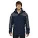 Adult 3-in-1 Seam-Sealed Mid-Length Jacket with Piping - MIDNIGHT NAVY - L