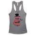 Womenâ€™s Christmas Basic Tank Top â€œSome People Are Worth Melting Forâ€� Snowman Tank Top XX-Large, Heather Grey