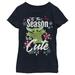 Girl's Star Wars The Mandalorian Christmas The Child Cute Season Graphic Tee