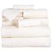 Latitude Run® Airyonna 10-Pc Bath Towel Set - Luxurious Ribbed Pile Absorbent Bathroom Set Towels Terry Cloth/ in White | 27 W in | Wayfair