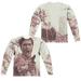 Trevco UNI674FB-ALPP-4 Scarface & War Cry Front & Back Print Long Sleeve Adult Polyster Crew Neck T-Shirt, White - Extra Large