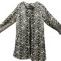 Women Fall Jacket Women Fashion Leopard Printed Sexy Winter Warm Wide Female Jackets Wind Cardigan Long Coat