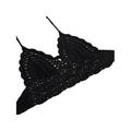 Topumt Women Lace Crochet Bralette Bra Beach Bikini Halter Tops