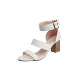 UKAP Women's Strappy Chunky Block Sandals Ankle Strap Open Toe High Heel for Dress Wedding Party Evening Office Shoes Sandals