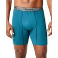 Hanes Men's Comfort Flex Fit Ultra Soft Cotton Stretch Long Leg Boxer Briefs, 3 Pack