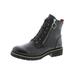 Pikolinos Womens Vicar Leather Lug Sole Combat Boots
