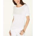 MICHAEL Michael Kors Ruffle-Sleeve White Top, X-Small