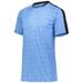 YOUTH HYPERVOLT JERSEY - L / COLUMBIA BLUE PRINT/BLACK by HIGH FIVE