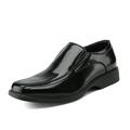 Bruno Marc Mens Business Oxfords Dress Shoe Leather Lined Classic Slip On Loafers Shoes Cambridge-05 Black/Pat Size 15