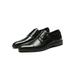 LUXUR Dress Formal Shoes for Men, Dual Buckle Classic Leather Dress Loafers Casual Solid Color Business Office