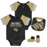 Outerstuff NCAA Infants Wake Forest Demon Deacons 50 Yard Dash Creeper Set