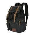 Outdoor Bag,TOMSHOO Multifunction Canvas Backpack Vintage Shoulder Bag Travel Bag Outdoor Leisure Rucksack Men's Laptop Backpack