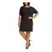 MICHAEL Michael Kors Womens Plus Knee-Length Lace-Up Party Dress