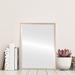 Mercer41 Bugarin Beveled Accent Mirror in White/Yellow | 16.62 H x 1 D in | Wayfair 90F218DE964A4E43900F8D260301C763