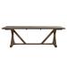 Birch Lane™ Burbury Trestle Dining Table Wood in Brown | 30.5 H x 96.5 W x 39.5 D in | Wayfair 220E3A830B7B4BC9B38604182AD73D35