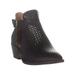 Womens Lucky Brand Fillian Cut Out Ankle Boots, Black, 8.5 US