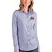 LA Clippers Antigua Women's Structure Button-Up Long Sleeve Shirt - Royal/White