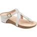 Women's Journee Collection Navara Wedge Thong Sandal