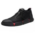 Mens Pu Leather Sneaker Lace Up Breathable Casual Athletic Outdoor Shoes New Shoes