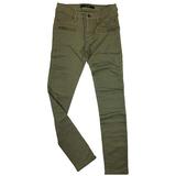 Joe's Jeans Girl's Slim Fit Jegging Jeans w/Zipper Pockets, Olive Green, Size 16