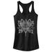 Junior's CHIN UP Henna Lotus Flower Racerback Tank Top