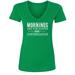 Mornings are for coffee and contemplation Womens V-Neck Tee