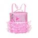 ZDMATHE Children'S Dance Bag Girls Dance Backpack Shoulder Bag Latin Dance Yarn Skirt Package