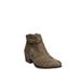 White Mountain Uptown Block-Heel Ankle Booties Tan