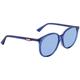 Gucci Blue Round Asian Fit Ladies Sunglasses GG0261SA 003 57