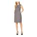 Anne Klein Womens Tweed Office Wear to Work Dress