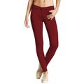 New Women Skinny Pants Solid High Waist Stretch Comfy Pants Casual Slim Trousers