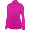 augusta sportswear women's shadow tonal heather 1/4 zip pullover 2909