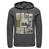 Men's National Geographic Postcard Jumble Pull Over Hoodie