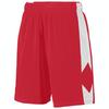 Augusta BLOCK OUT SHORT RED/WHI 2XL