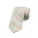 Floral Necktie, Soft Toned Nature Theme, Dress Tie, 3.7", Pale Green Mint Green, by Ambesonne
