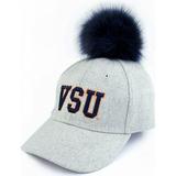 Big Boy Virginia State Trojans S8 Ladies Pom Pom Cap [Grey - Adjustable]