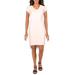 Eileen Fisher Womens Ribbed V-Neck T-Shirt Dress