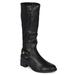 New Women Refresh Alto-02 Mixed Media Gold Plating Knee High Riding Boot