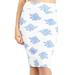 Scuba Pencil Skirt Midi Bodycon Skirt Below Knee Skirt, Office Skirt High Waist