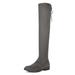 DREAM PAIRS Women's Thigh High Boots Over The Knee Boots Lace up Flat Winter High Leg Boots OVERIDE GREY Size 8