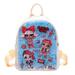 Chinatera Glitter Sequins Backpack Teenage Girls Bling Leather Cartoon Schoolbag (5)