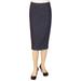 Women's Below The Knee Stretch Denim Pencil Skirt