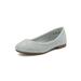 Dream Pairs Girls Princess Flat Shoes Girls Dress Shoes Casual Slip On Wedding Shoes New-Muy Silver/Glitter Size 2